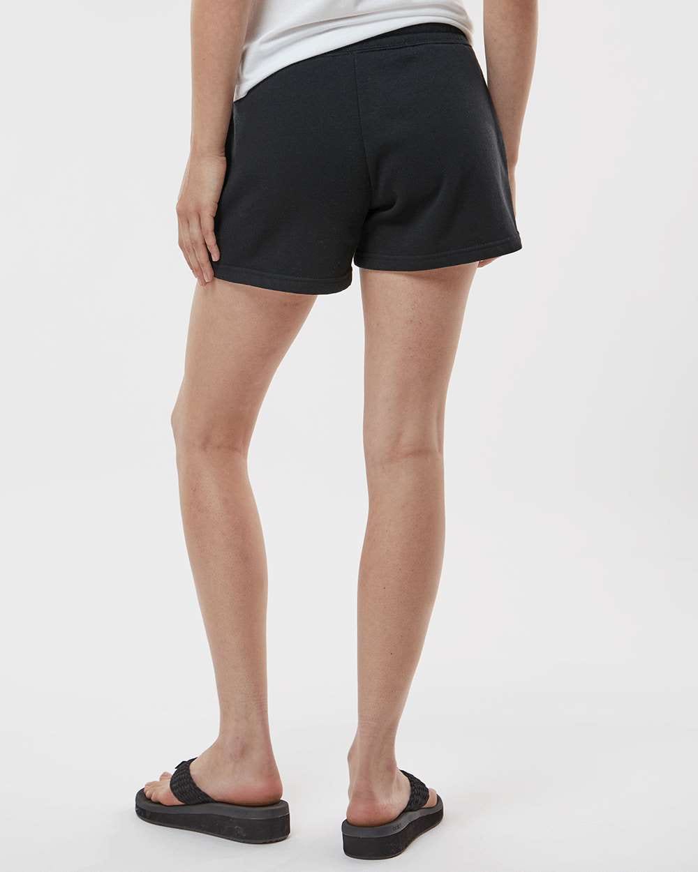 Black Bamboo Lightweight Womenswear Shorts with Pockets