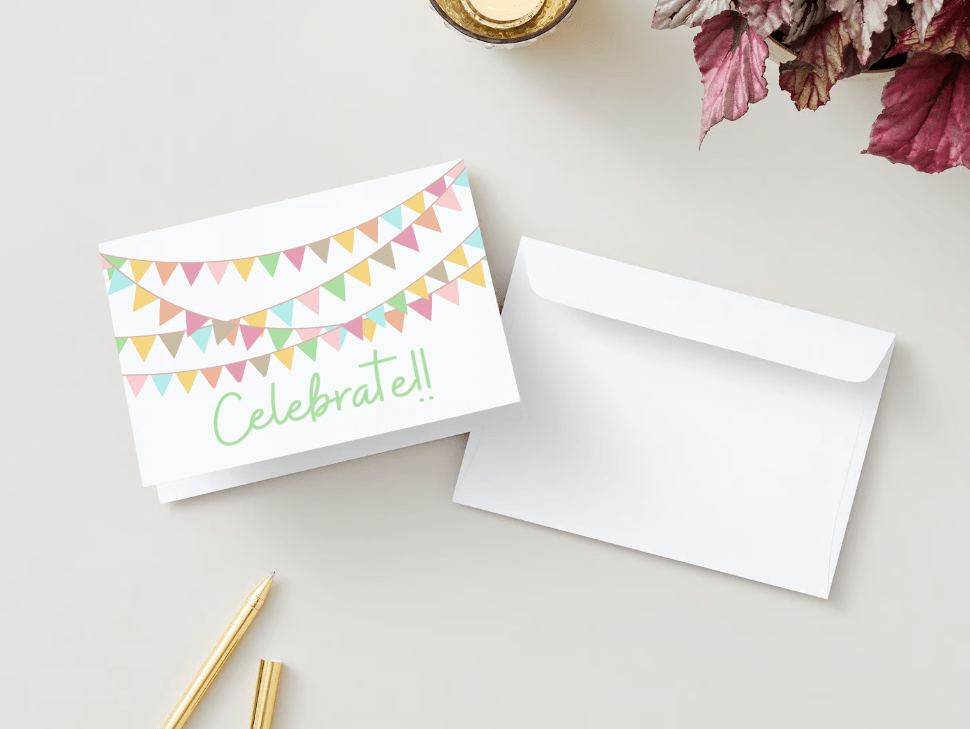 Premium Greeting Cards: Celebrate, Congratulations and Thank you