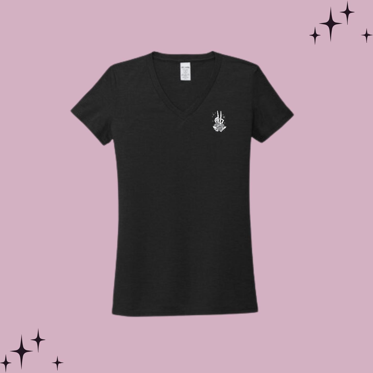 Expensive Difficult and Talks Back Black V-Neck T-Shirt