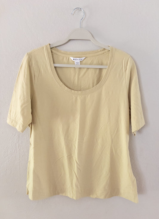 Athleta Light Lime Green Top Pre-Loved