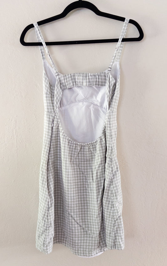 Hollister Green and White Checkered Sundress PRE-LOVED