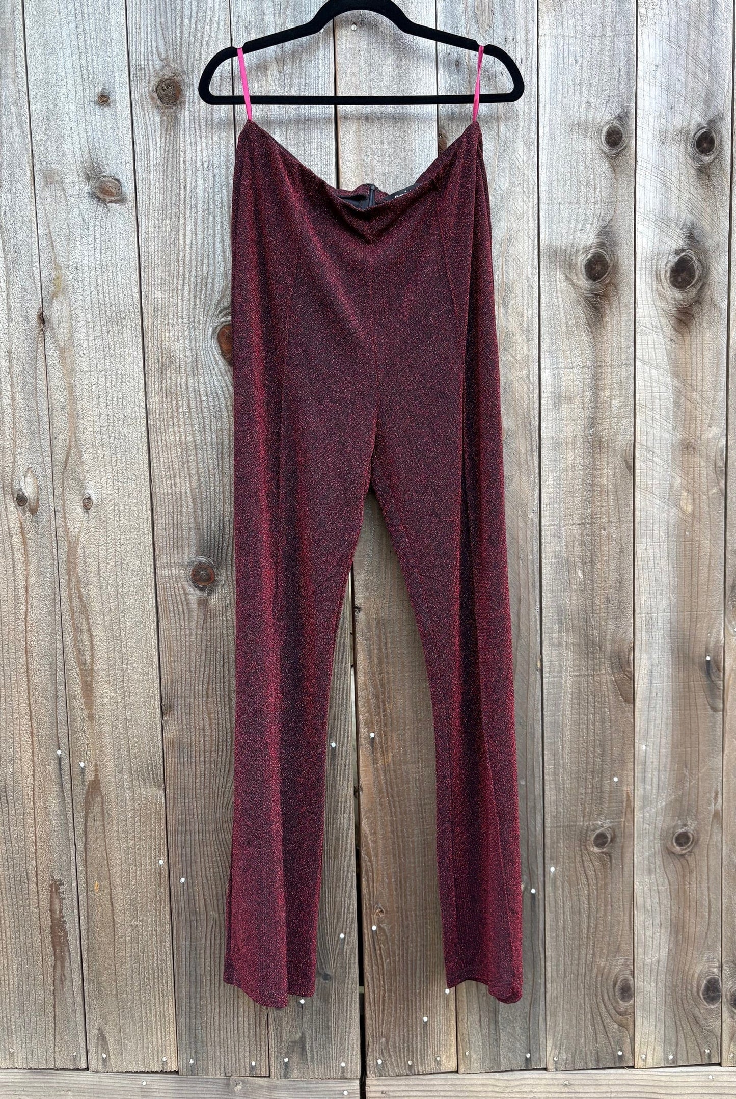 Davi & Dani Red Glitter Pants