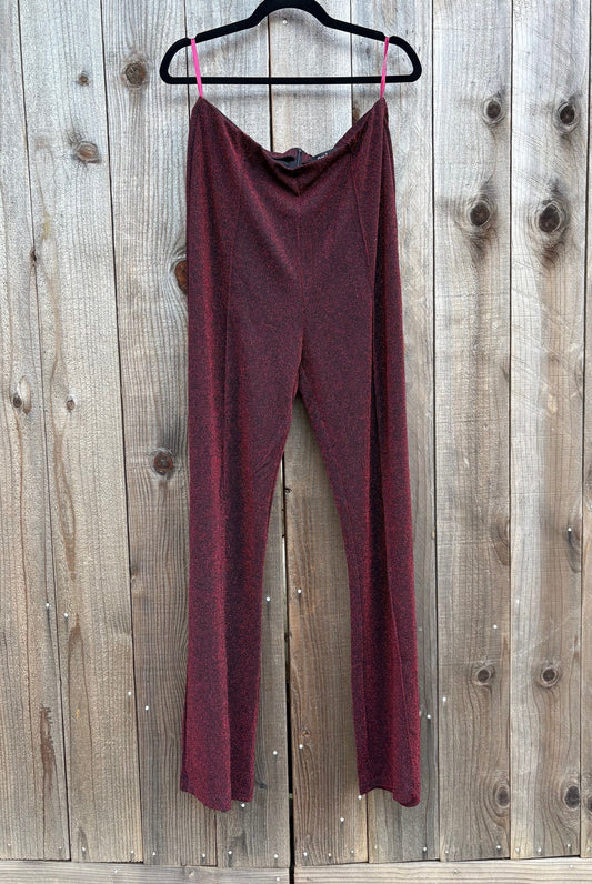 Davi & Dani Red Glitter Pants