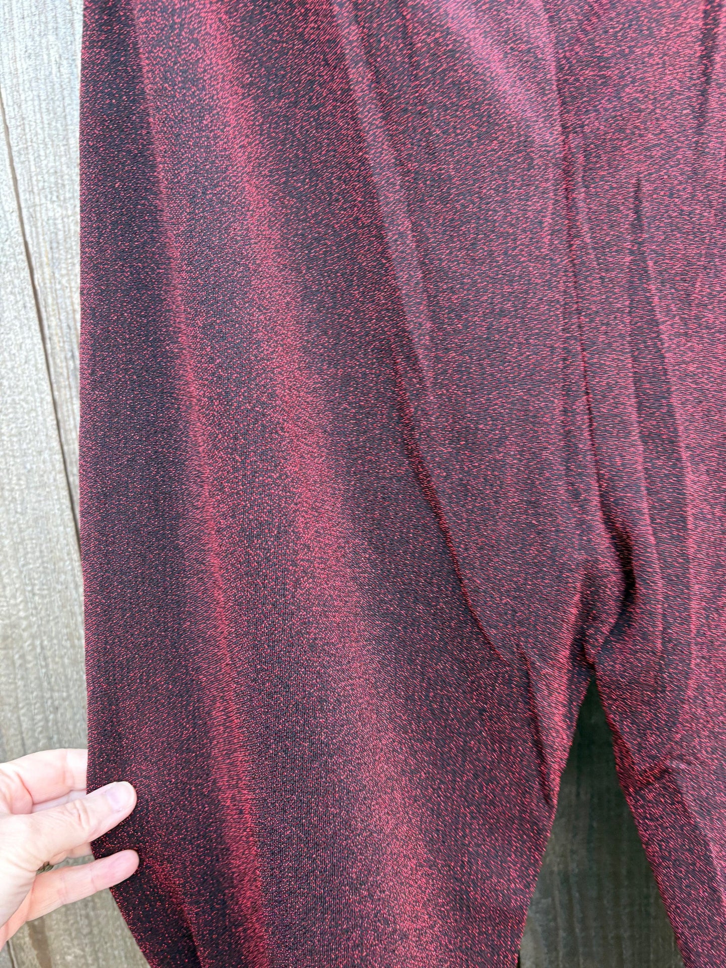 Davi & Dani Red Glitter Pants