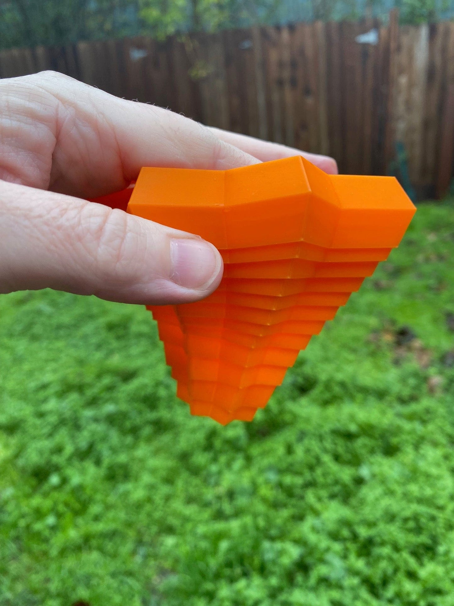 Orange Star 3D Printed Fidget