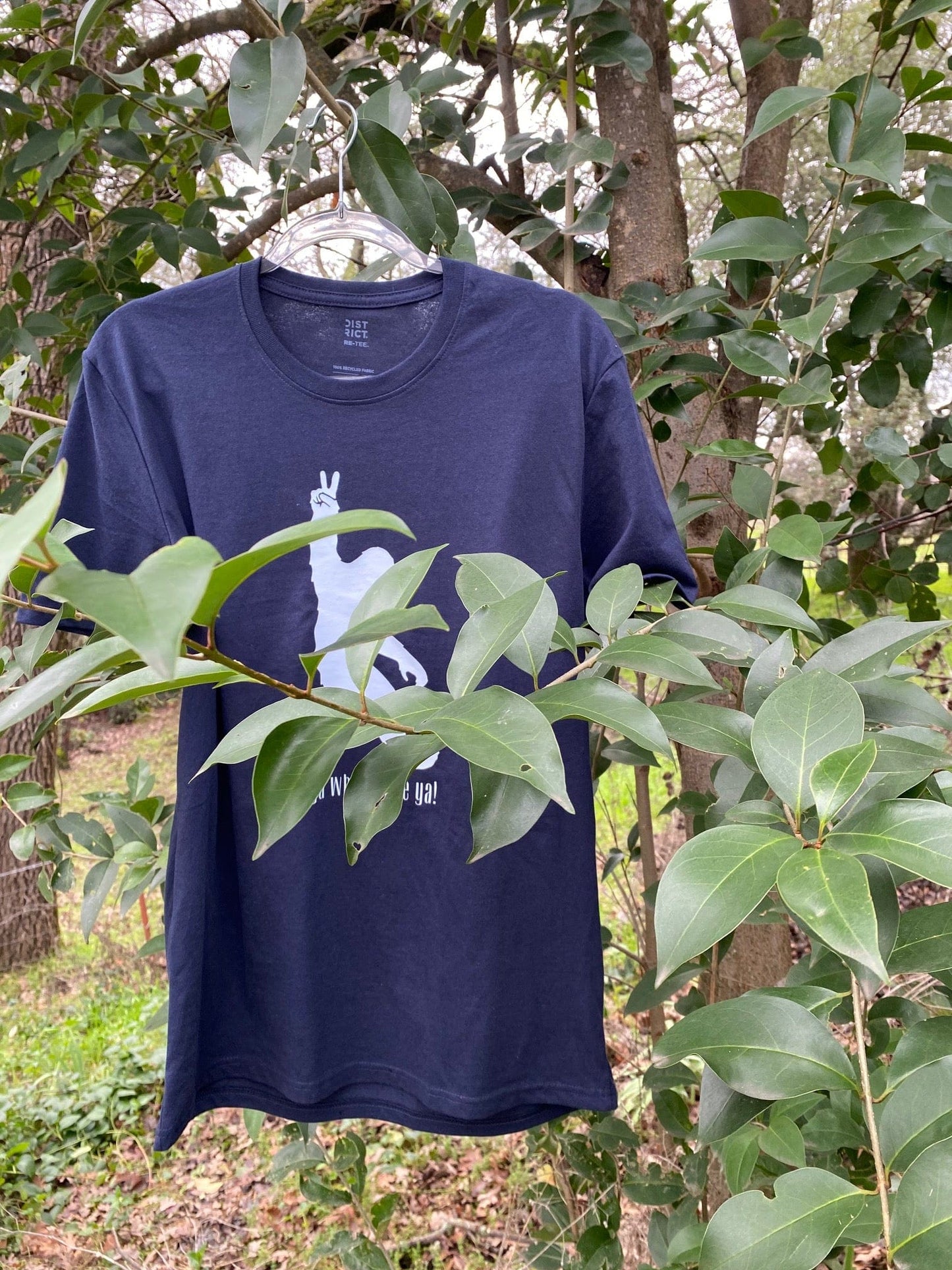 Big Foot "See ya when I see ya" Navy Blue Eco-Friendly T-Shirt