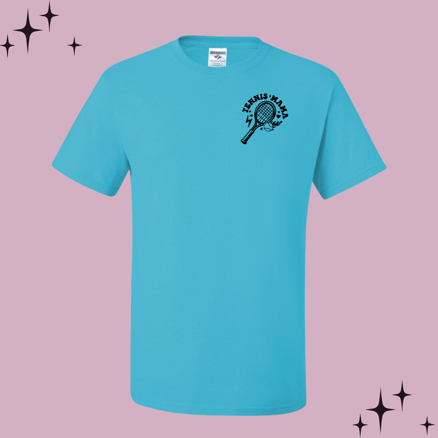 Tennis Mama Aquatic Blue T-Shirt