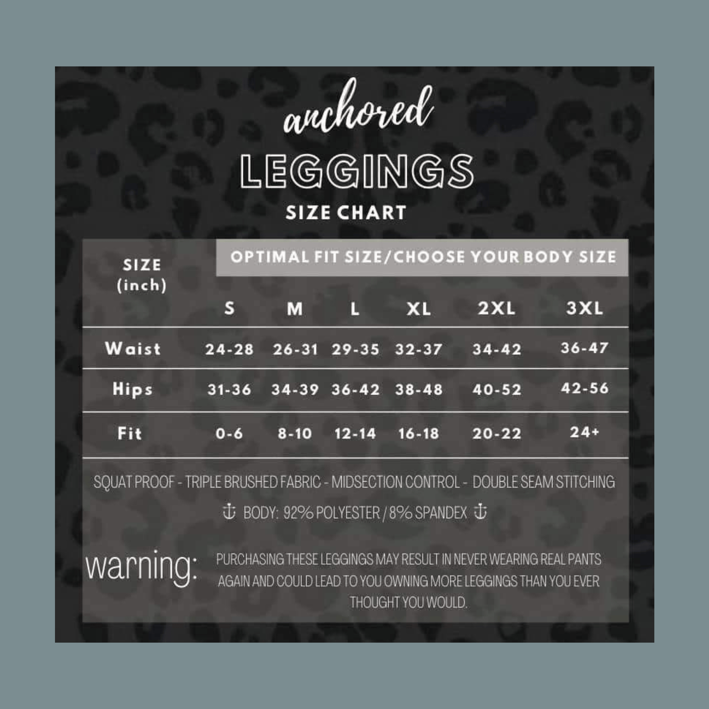 Anchors Away Black Capri Women's Leggings with Pockets