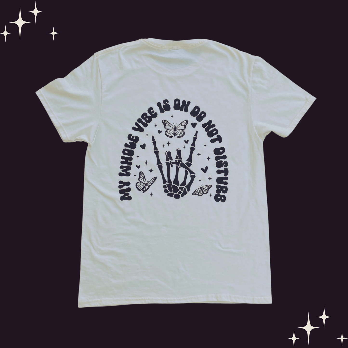 My Whole Vibe Is On Do Not Disturb Cream T-Shirt