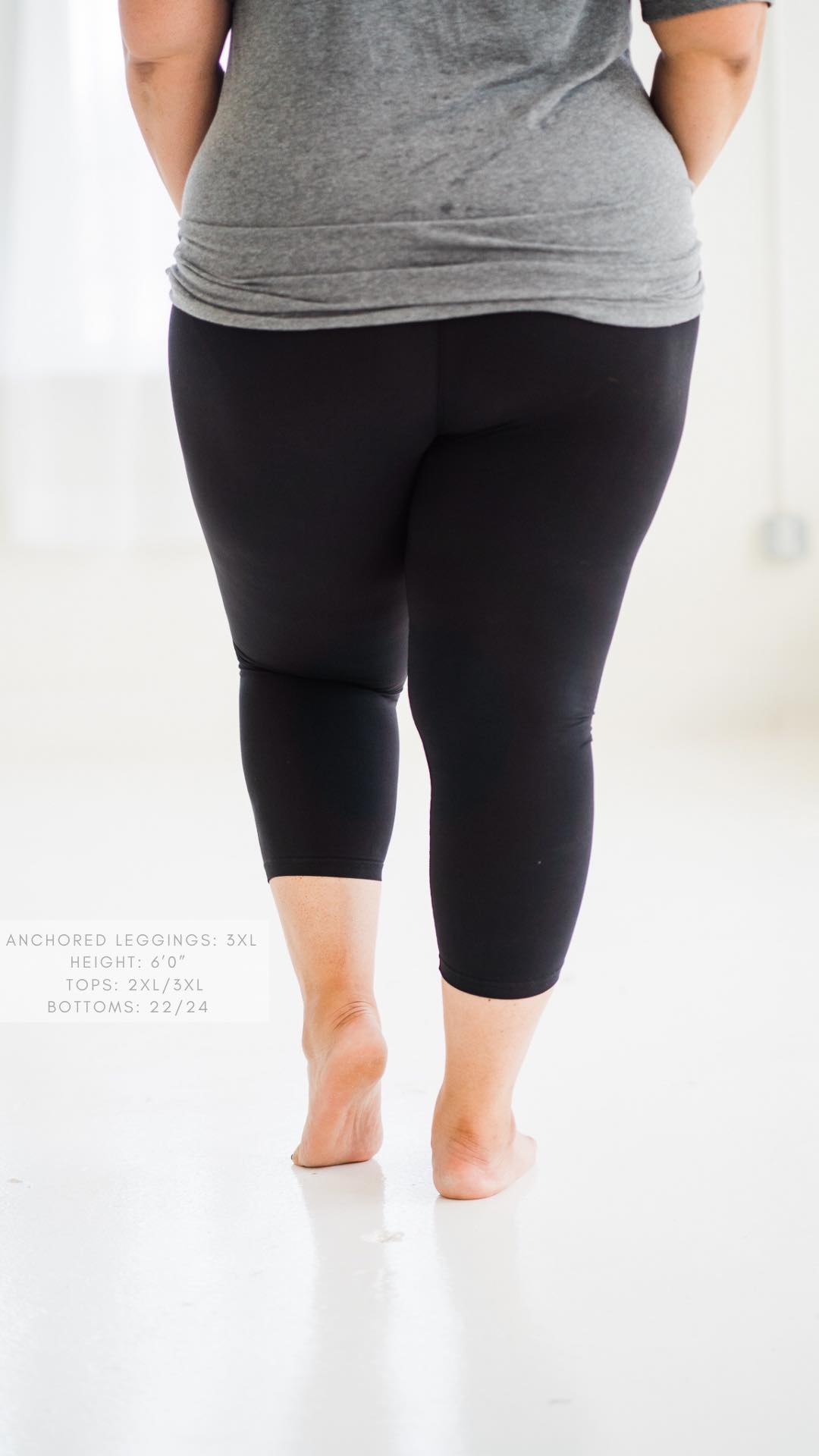 Anchors Away Black Women's Capri Length Leggings