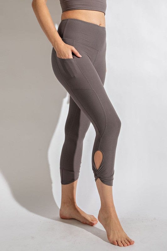 Titanium Buttery Soft Capri Leggings