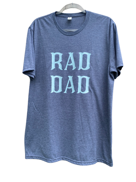 RAD DAD Eco-Friendly Rebel Blue T-Shirt
