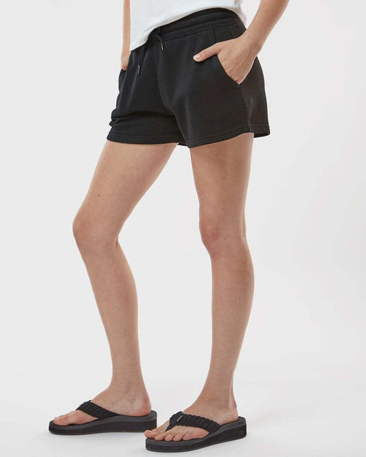 Black Bamboo Lightweight Womenswear Shorts with Pockets