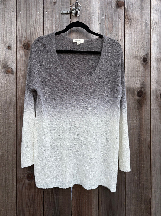 Promesa Grey and White Ombré Sweater PRE-LOVED