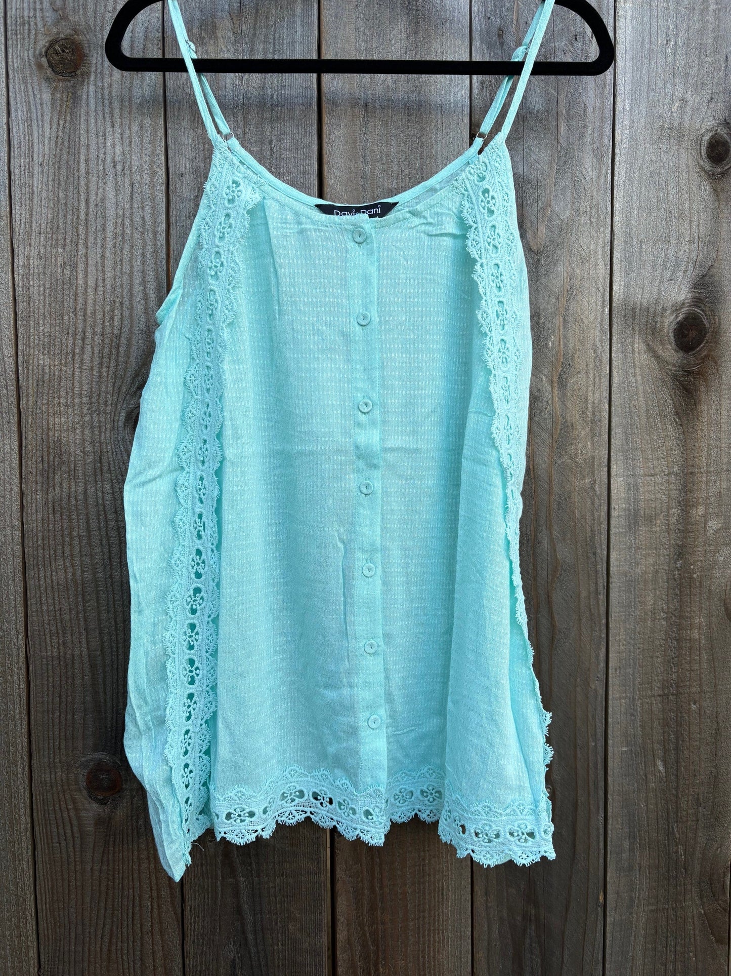 Davi & Dani Light Blue Tank Top