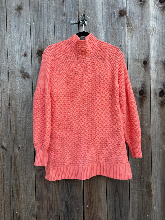 Anthropologie Coral Knit Sweater