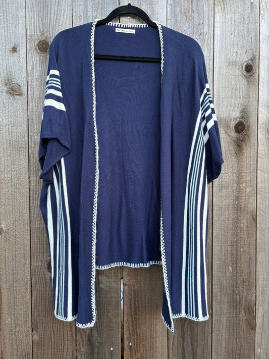 Marine Layer Blue and White Cover Up PRE-LOVED