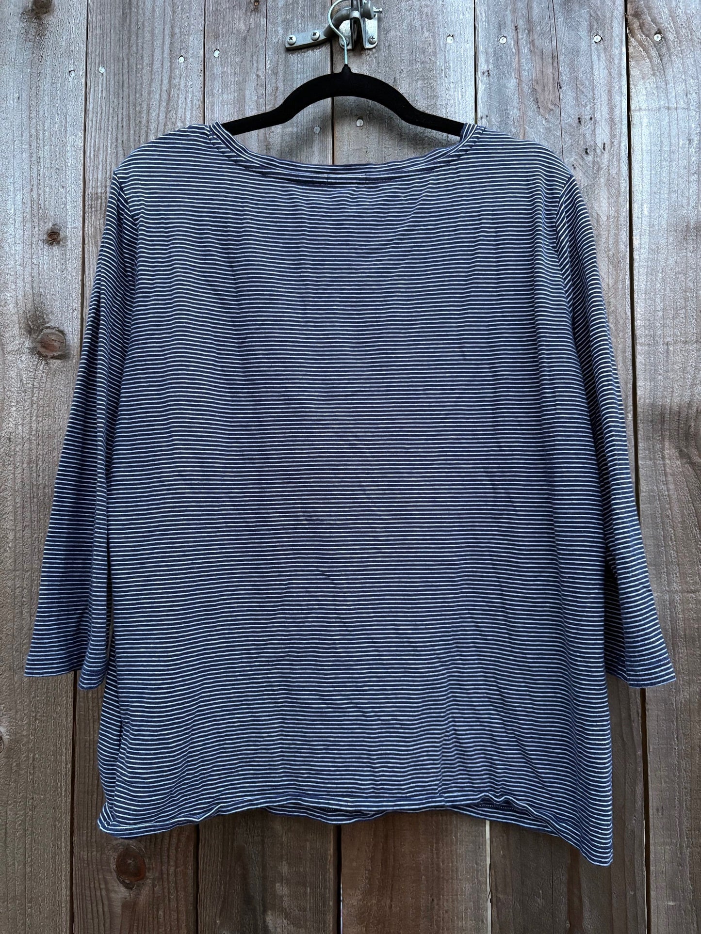 GAP Blue and White Striped Long Sleeve Top PRE-LOVED