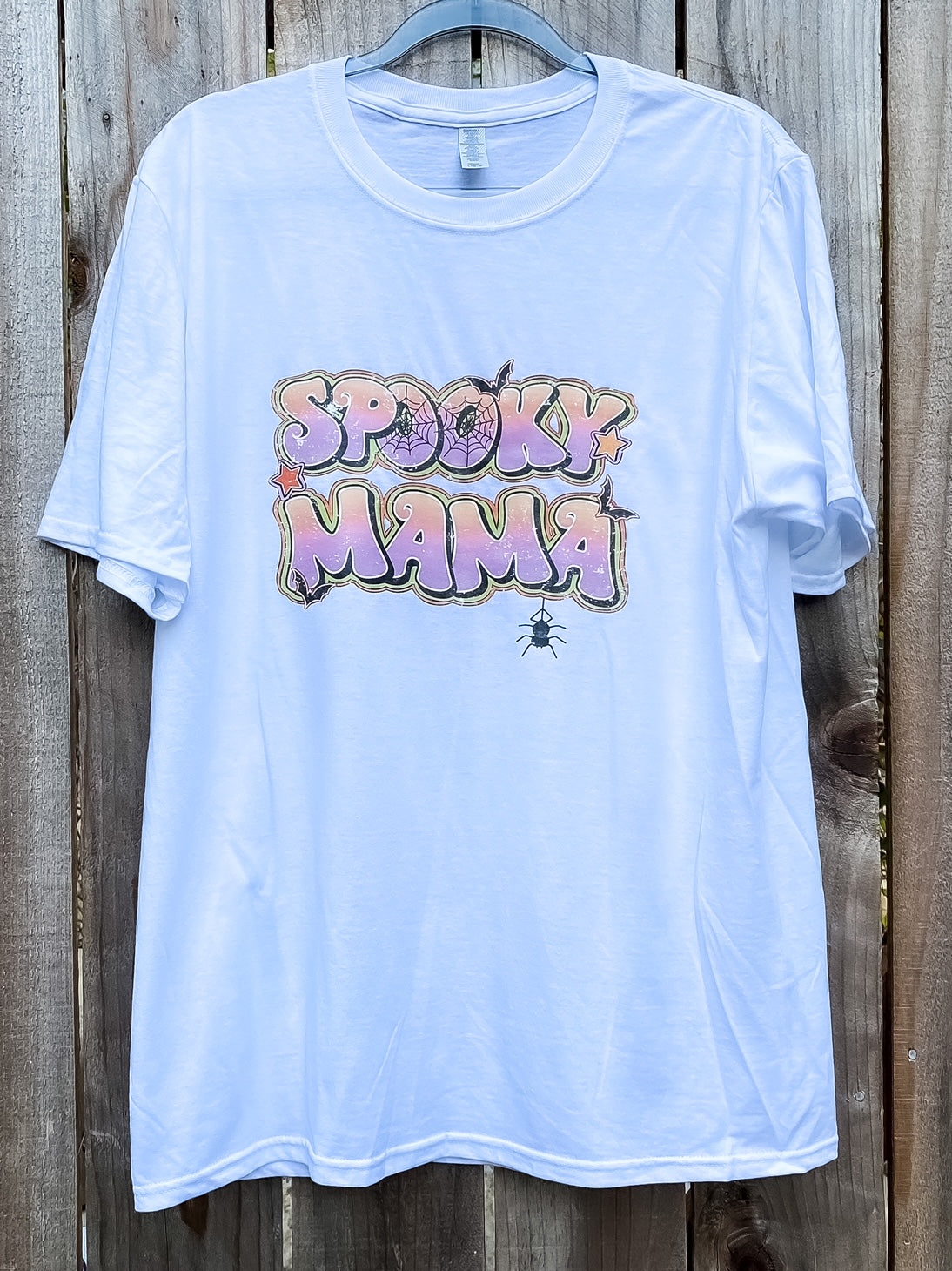 Spooky Mama White Sustainably Made T-Shirt