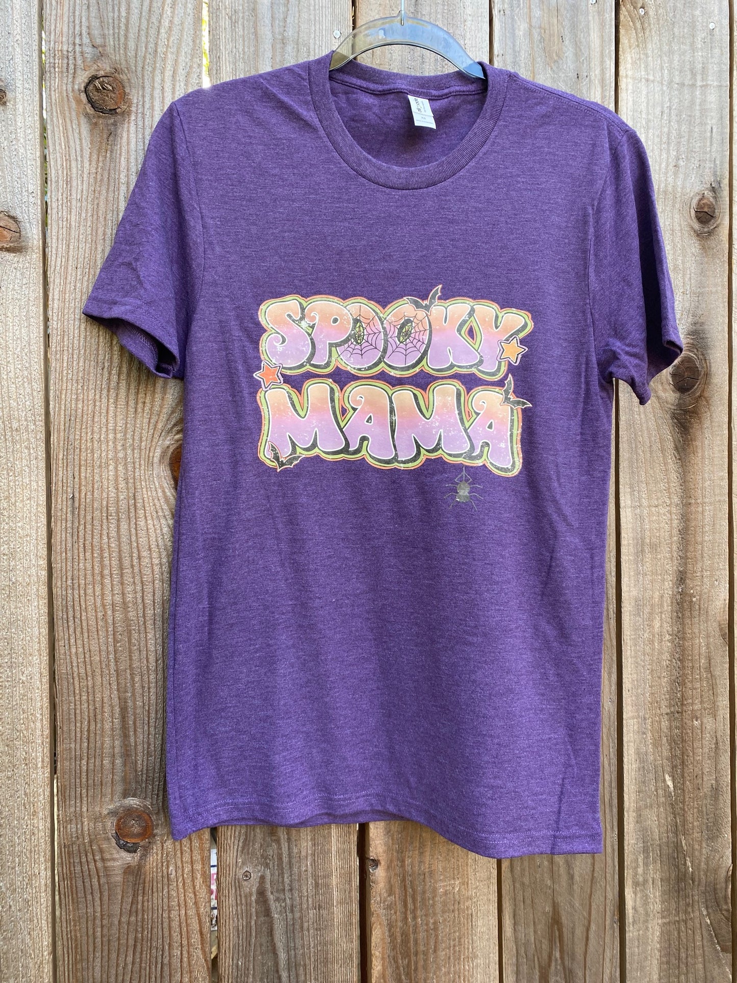 Spooky Mama Purple Sustainably Made T-Shirt
