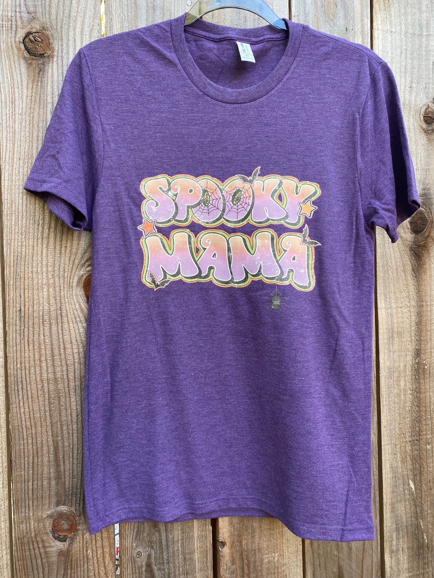 Spooky Mama Purple Sustainably Made T-Shirt
