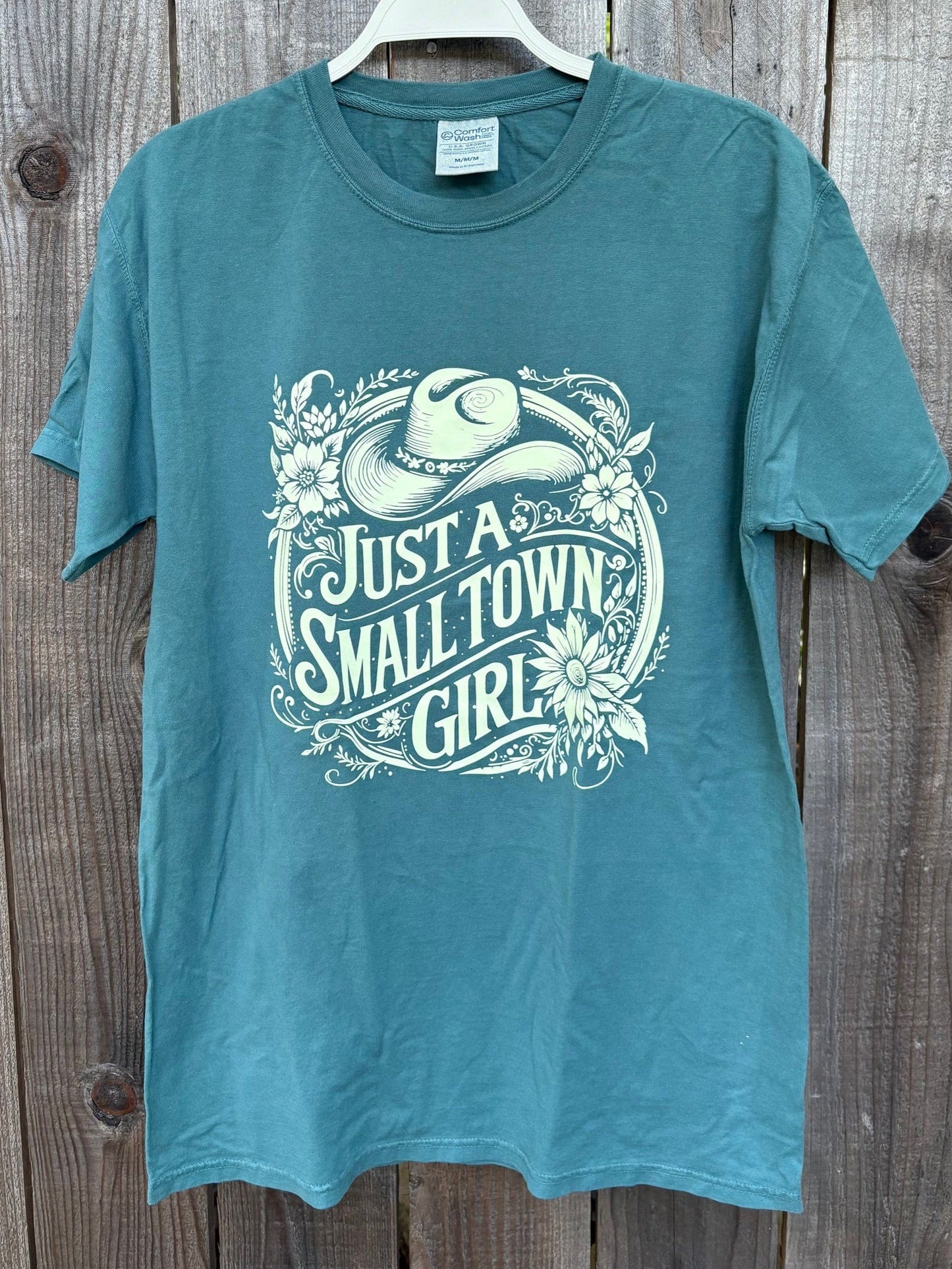 Just a Small Town Girl Cactus Green T-Shirt