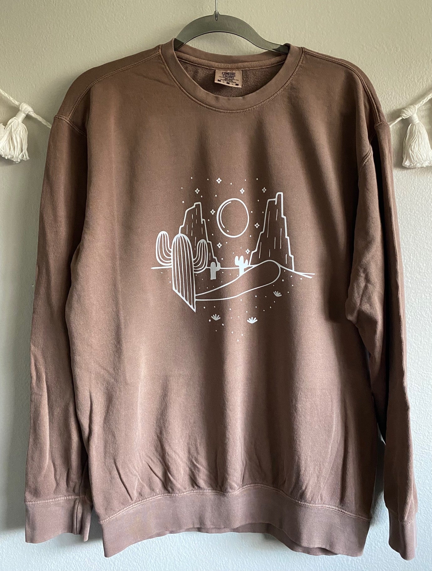 Peaceful Desert Espresso Brown Sweatshirt