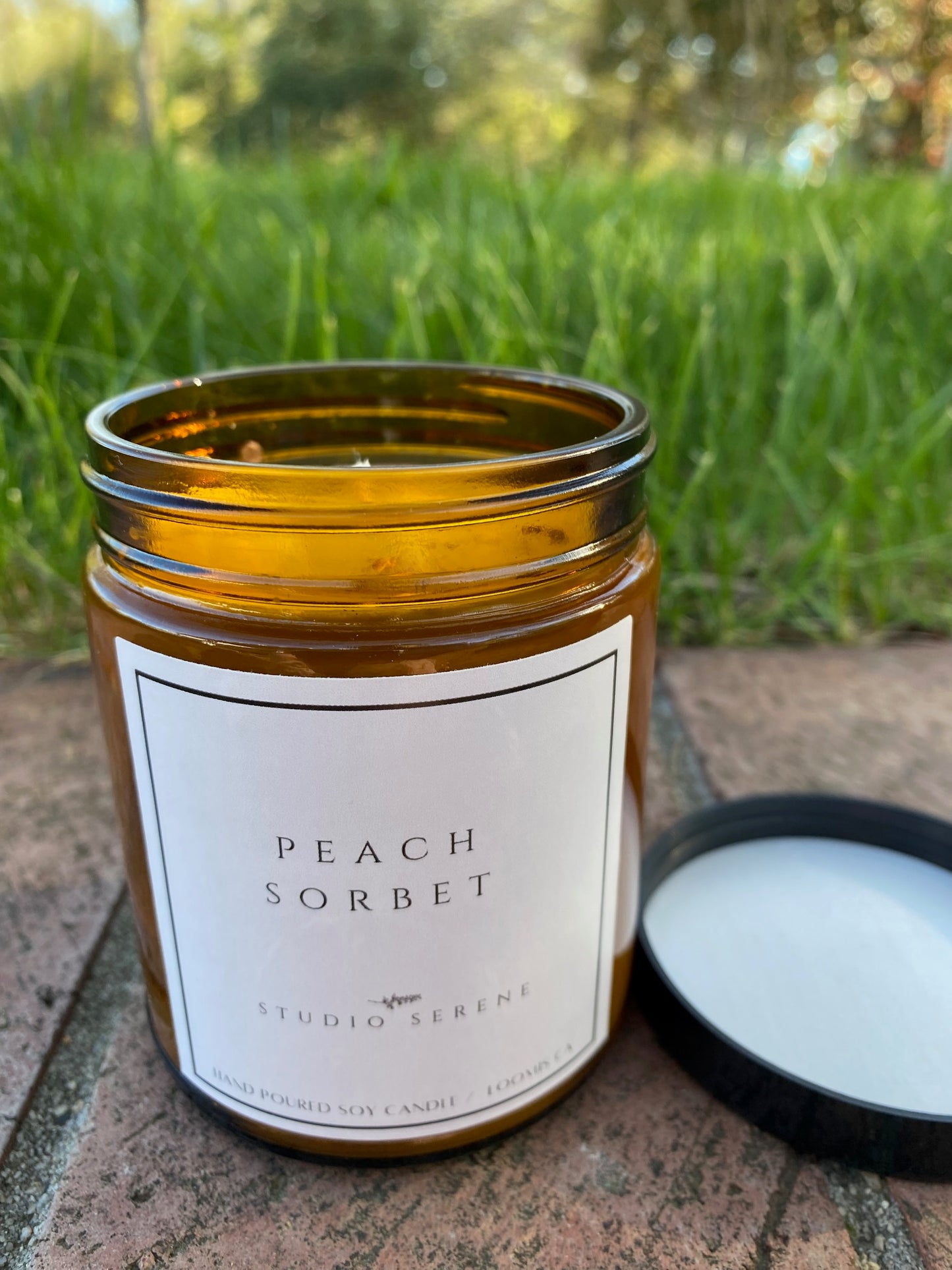 Peach Sorbet Natural Soy Wax Candle